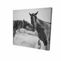 Fondo 12 x 12 in. Horses Lover-Print on Canvas FO2783131
